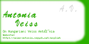 antonia veiss business card